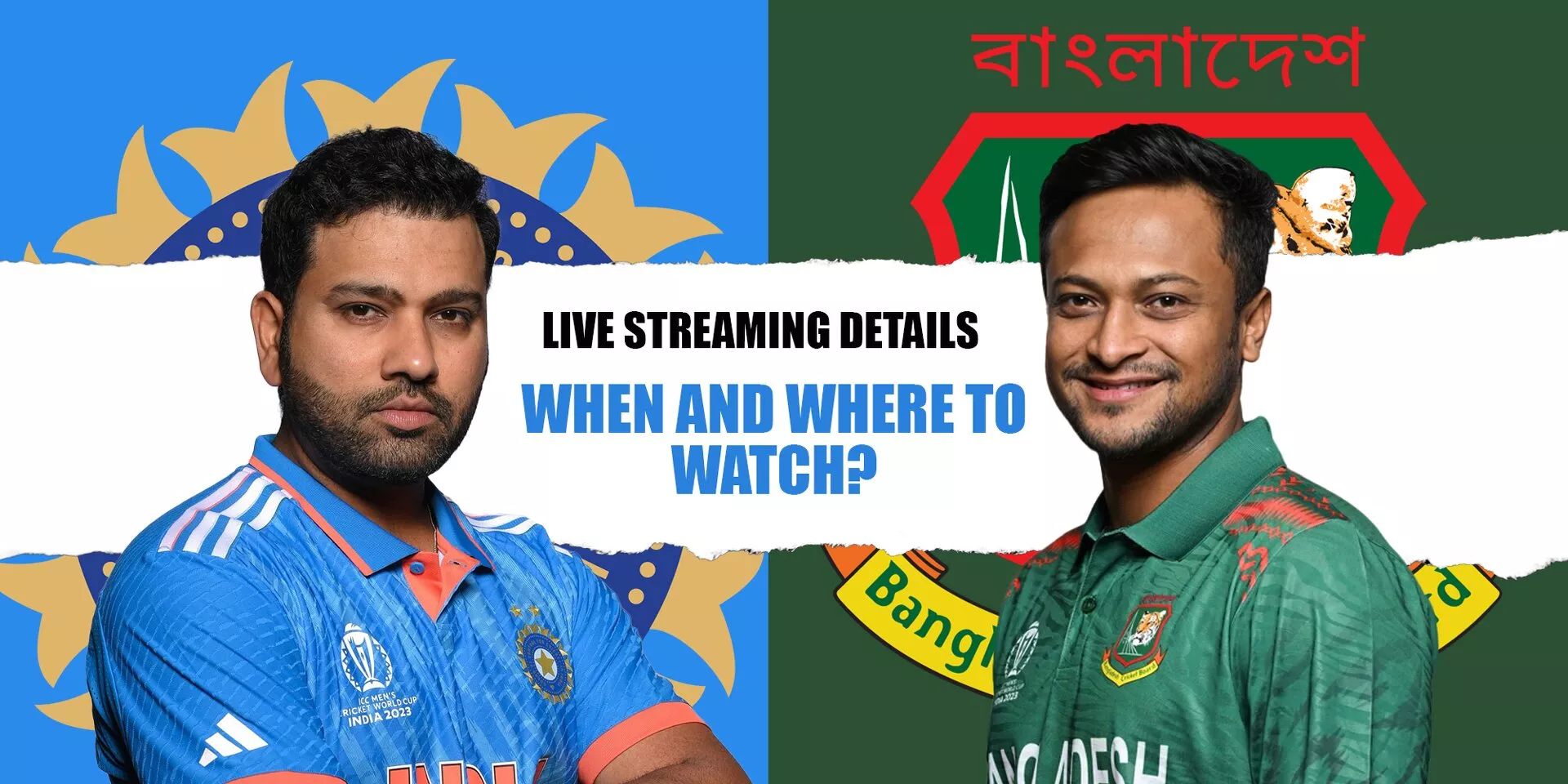 IND vs BAN: Live streaming details, when and where to watch ICC Cricket World Cup 2023 match 17