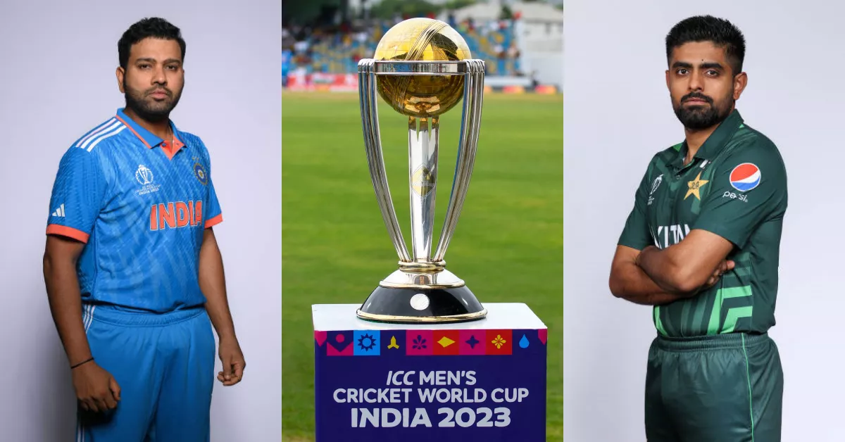 Icc Mens Cricket World Cup India 2023 Fósforo Entre índia Vs