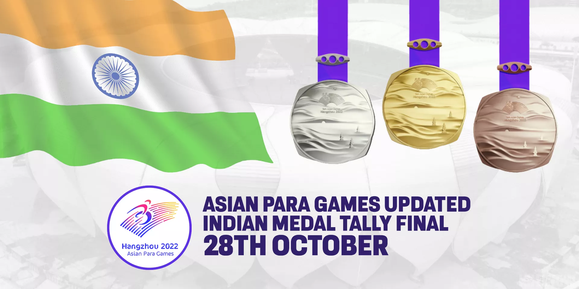 Asian Para Games 2023 Updated India’s final medal tally