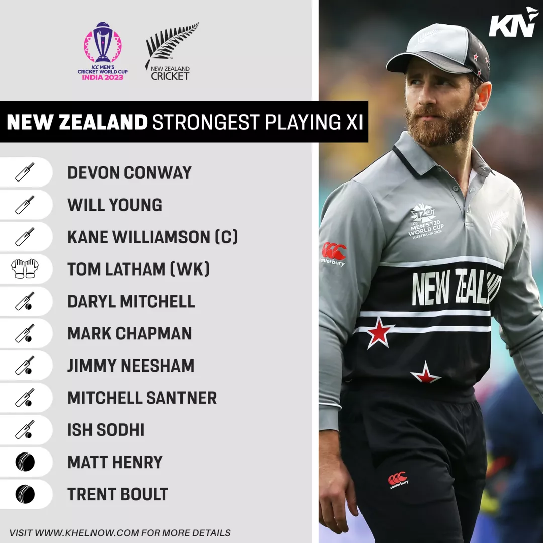 New Zealand's strongest playing XI for the ICC Cricket World Cup 2023