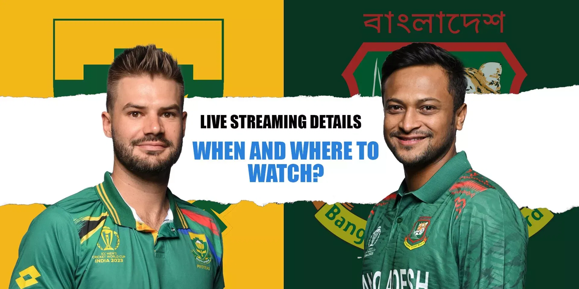 SA vs BAN Live streaming details, when and where to watch ICC Cricket