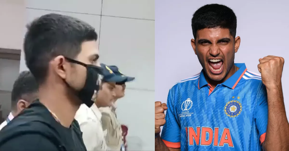 Shubman Gill reaches Ahmedabad ahead of IND vs PAK ICC Cricket World Cup 2023 clash