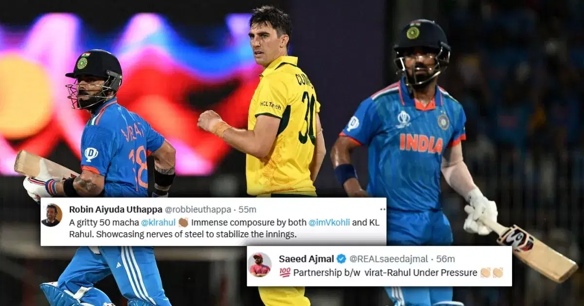 Twitter reacts as Virat Kohli, KL Rahul show resilience to help India defeat Australia in their CWC 2023 opener