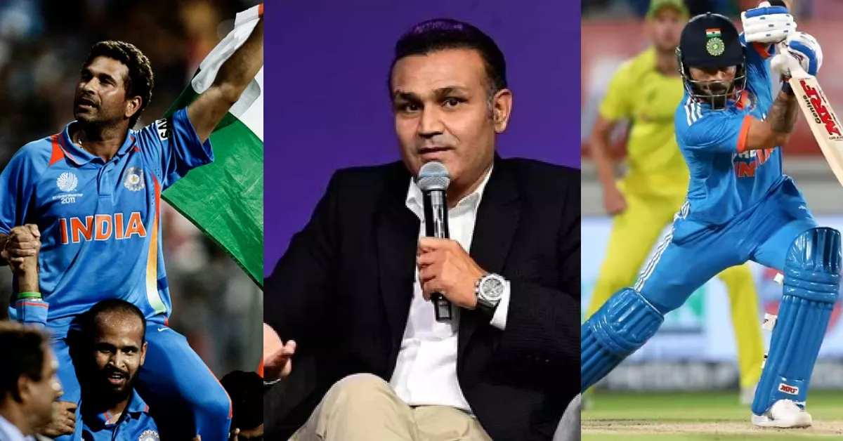 Virender Sehwag wants to see Virat Kohli getting Sachin Tendulkar-like reception after World Cup 2023 win