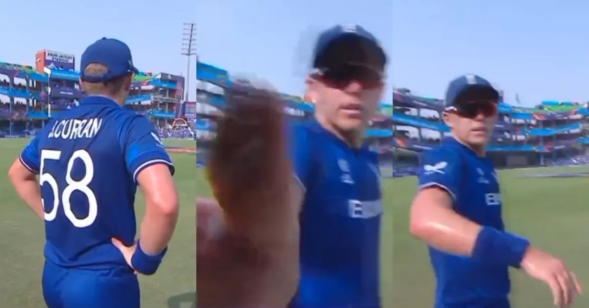 Watch - Sam Curran pushes broadcast camera in anger during ENG vs AFG clash in Delhi