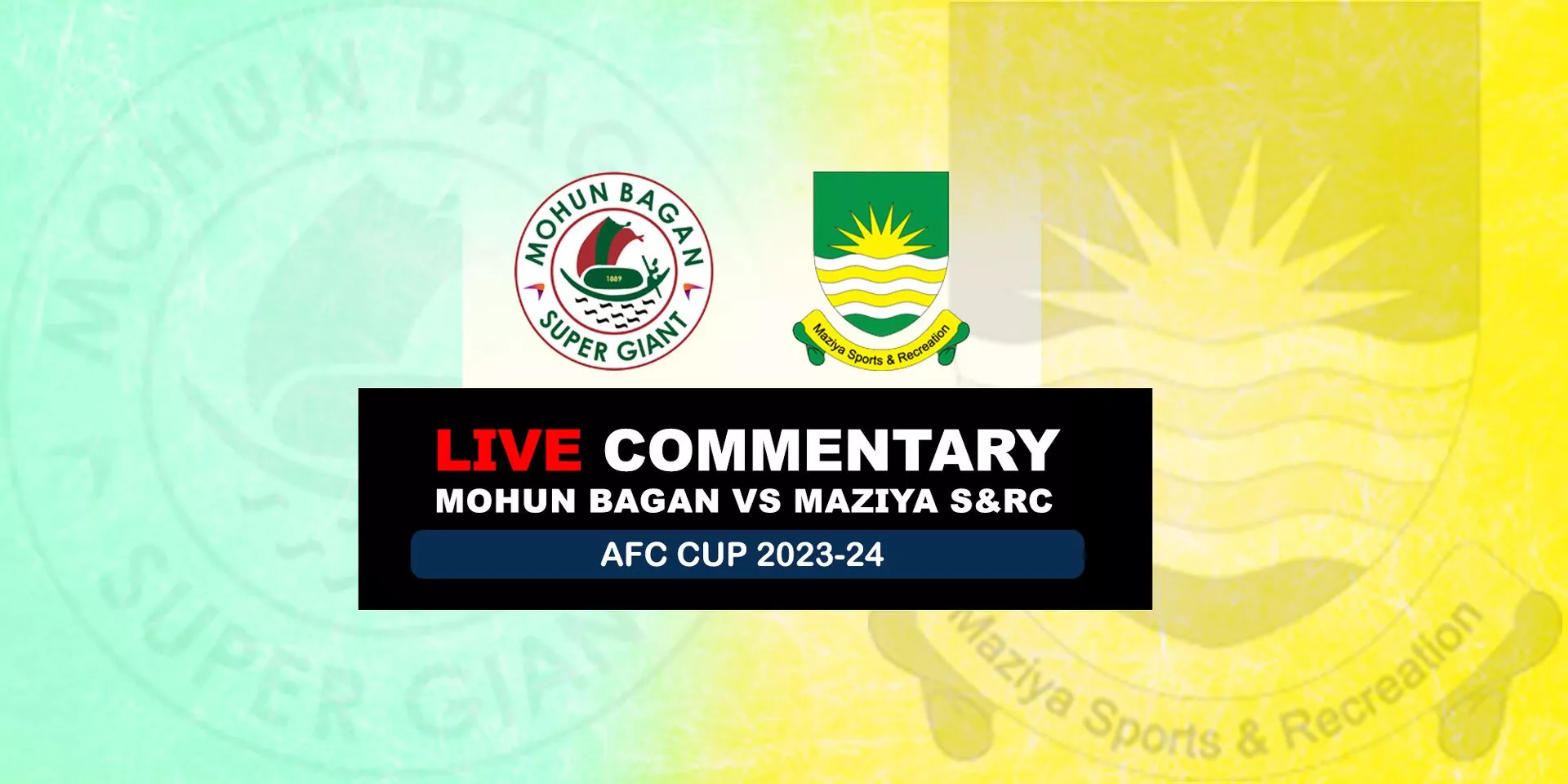 Mohun Bagan Super Giant vs Maziya FC, AFC Cup 2023-24 Live