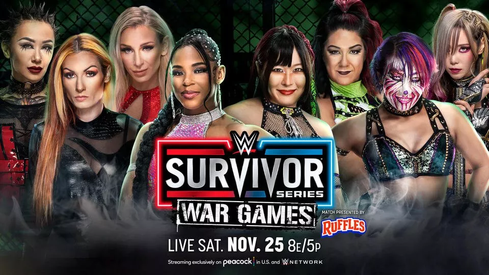 Becky Lynch makes her way to the ring to battle in the 'War Games' match at  WWE's 'Survivor Series', Chicago-Illinois, Fall 2023…