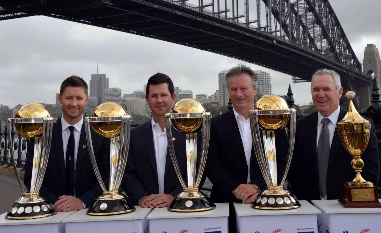 Australia have won the most - 5 ICC Cricket World Cup trophies