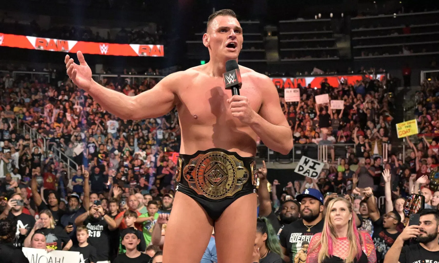 Dragon Lee Attacked Gunther During Elimination Chamber Qualifying Match