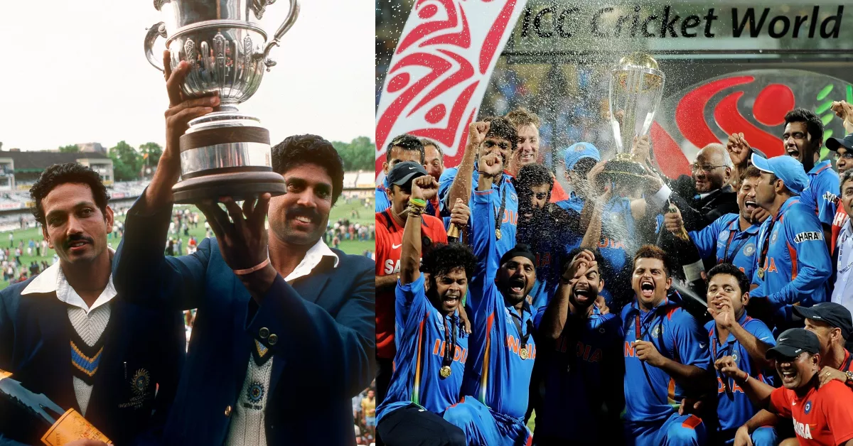India won the ICC Cricket World Cup in 1983 and 2011