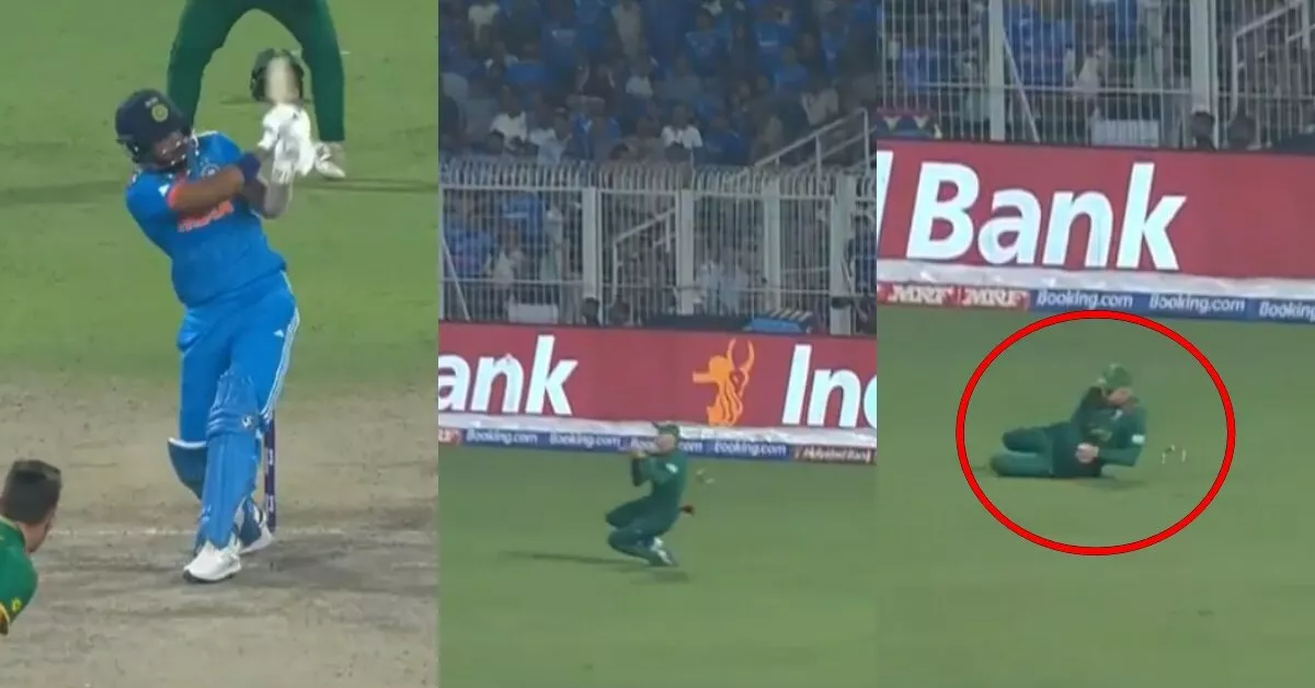 Watch: Rassie van der Dussen takes an excellent diving catch to dismiss KL Rahul in ongoing IND v SA CWC 2023 match