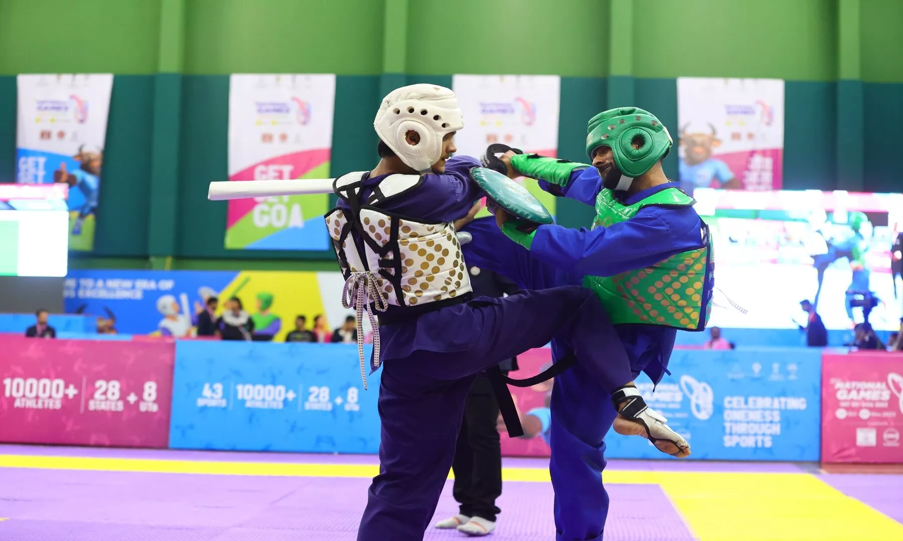 Sqay Martial arts makes memorable debut at National Games 2023, showcasing traditional combat excellence