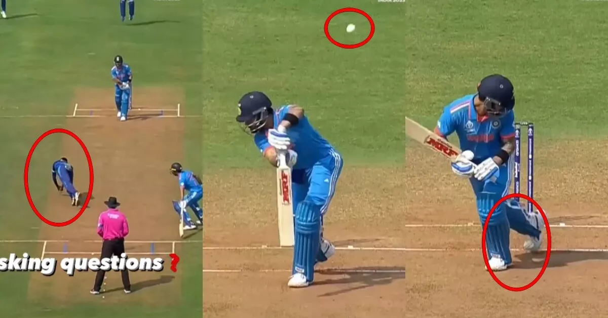 Watch: Virat Kohli gets lucky against Sri Lanka in ICC Cricket World ...