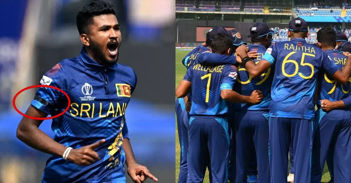 Revealed Why Sri Lankan players are wearing black armbands in IND vs