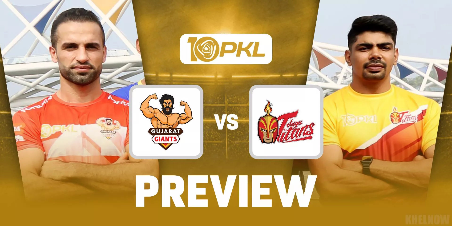 PKL 10: Gujarat Giants vs Telugu Titans: Predicted 7, team news, telecast, head-to-head