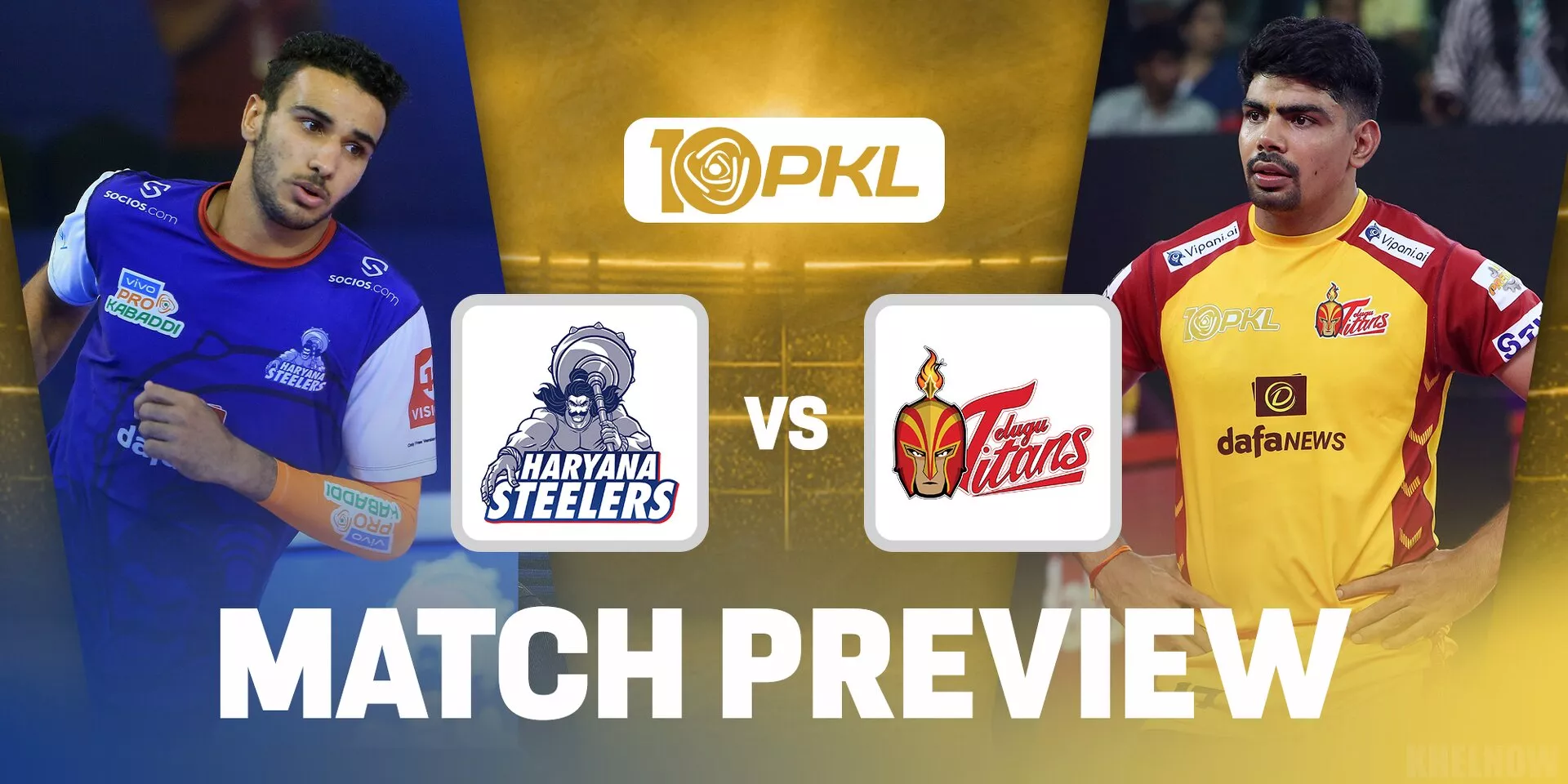 PKL 10: Haryana Steelers Vs Telugu Titans Predicted 7, Team News, When ...