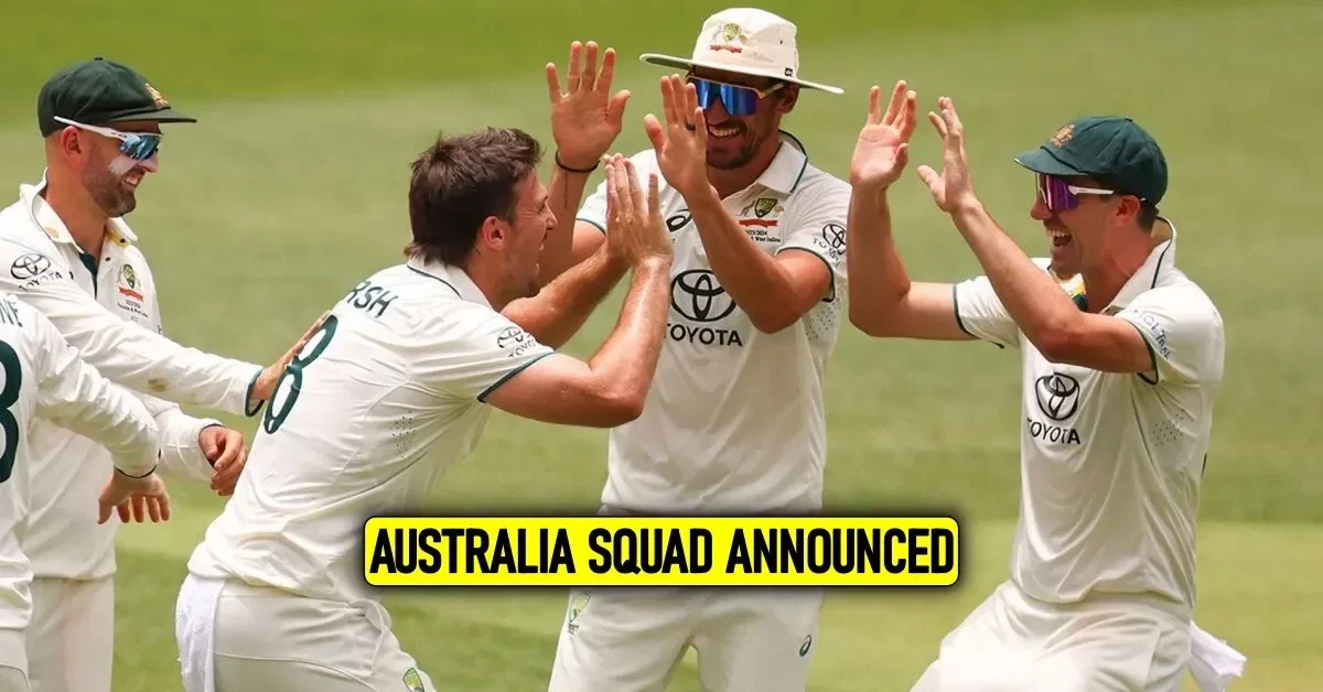Australia name 13-men squad for Boxing Day test against Pakistan at the MCG