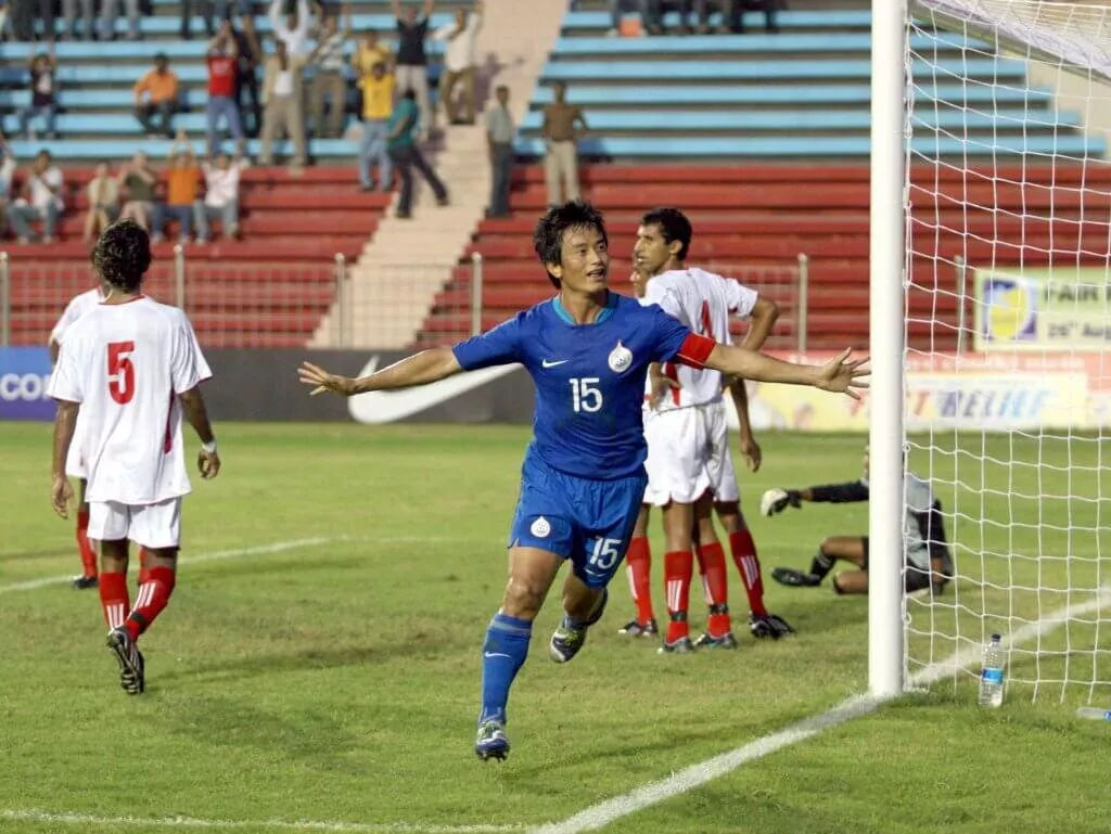 Five best moments in Bhaichung Bhutia's career INDIAN FOOTBALL TEAM ASEAN CUP EAST BENGAL