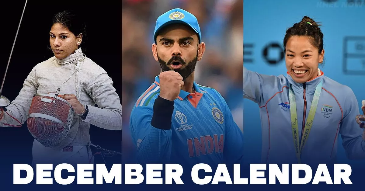 Indian Sports Calendar in 2023: Major events to look forward to in December
