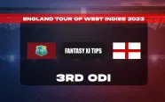 WI Vs ENG Dream11 Prediction Dream11 Playing XI Today 3rd ODI 