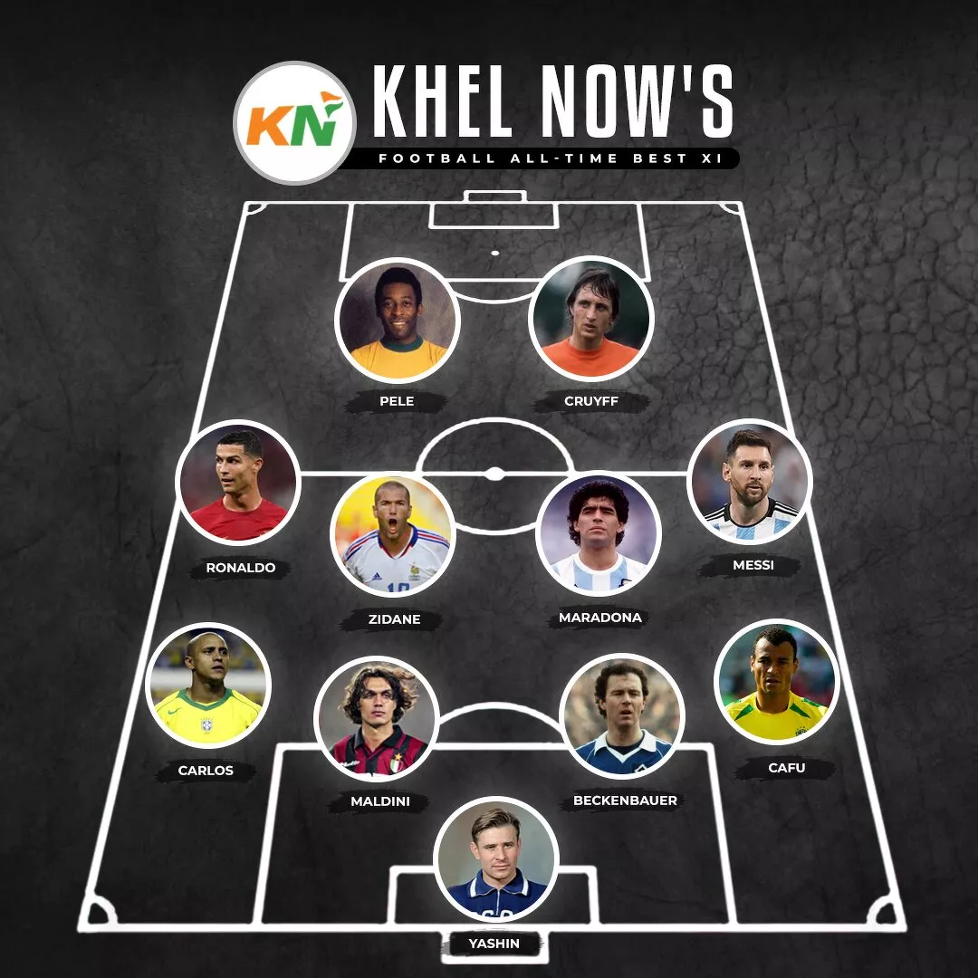 The greatest football XI of all time