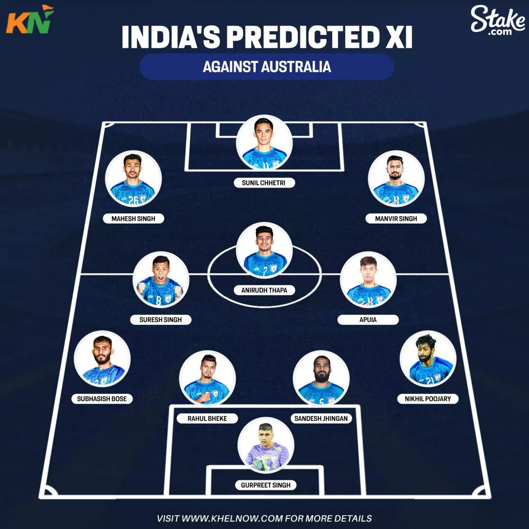 AFC Asian Cup 2023: India predicted lineup for Australia clash
