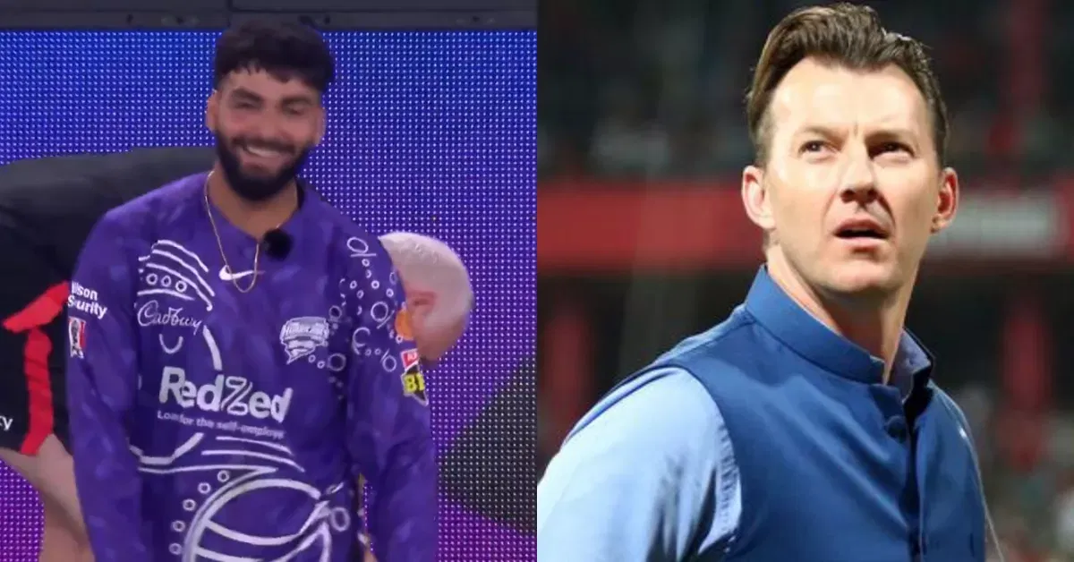 Brett Lee spotted talking in Hindi with Nikhil Chaudhary, Indian origin player in BBL 2023-24