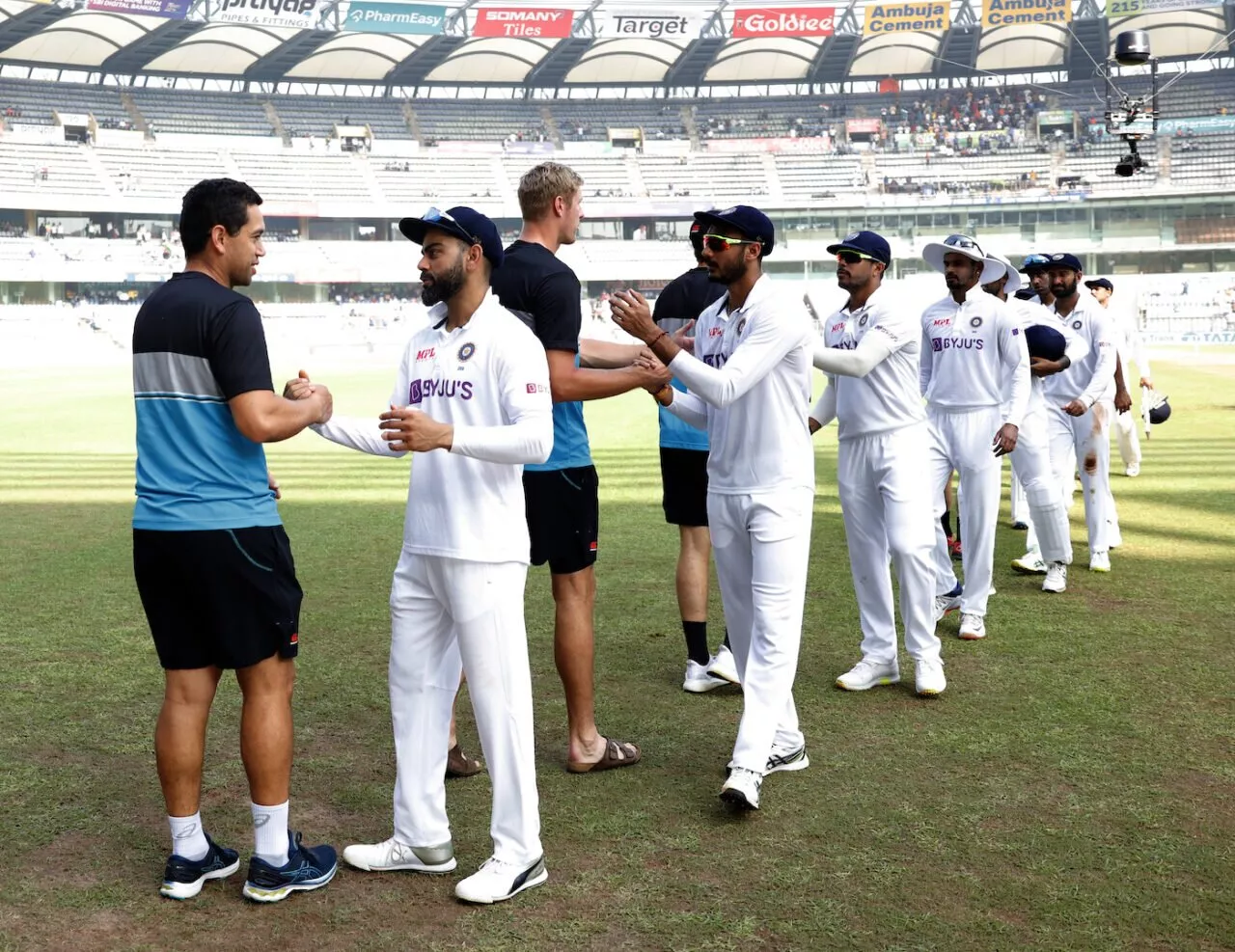 India vs New Zealand, Mumbai test, 2021. (Image Source: BCCI)