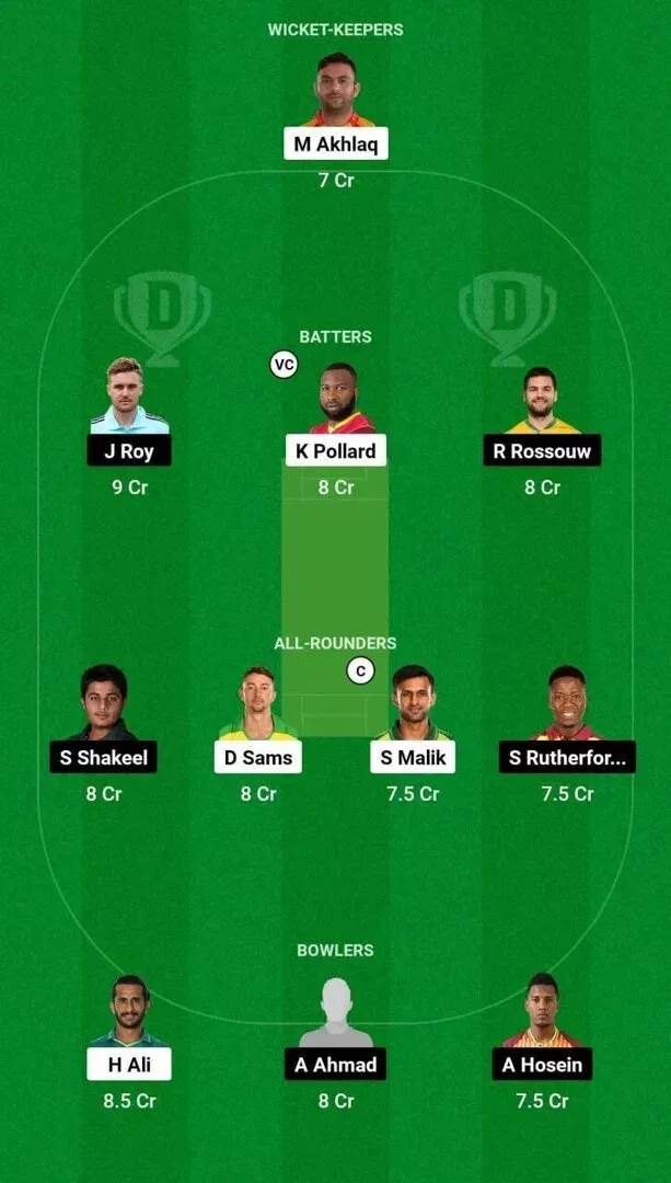 KAR vs QUE PSL 2024 Dream11 Team 1