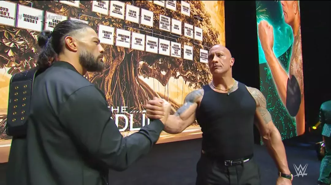 The Rock & Roman Reigns WWE