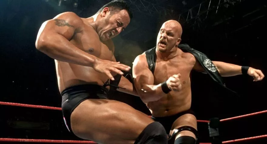 WWE Stone Cold Steve Austin vs The Rock