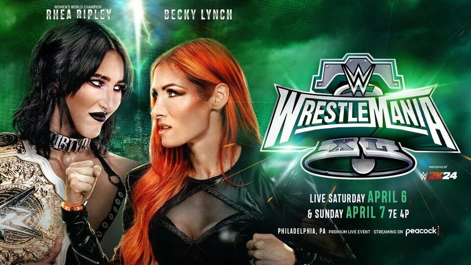 WWE Women's World Championship- Rhea Ripley vs Becky Lynch