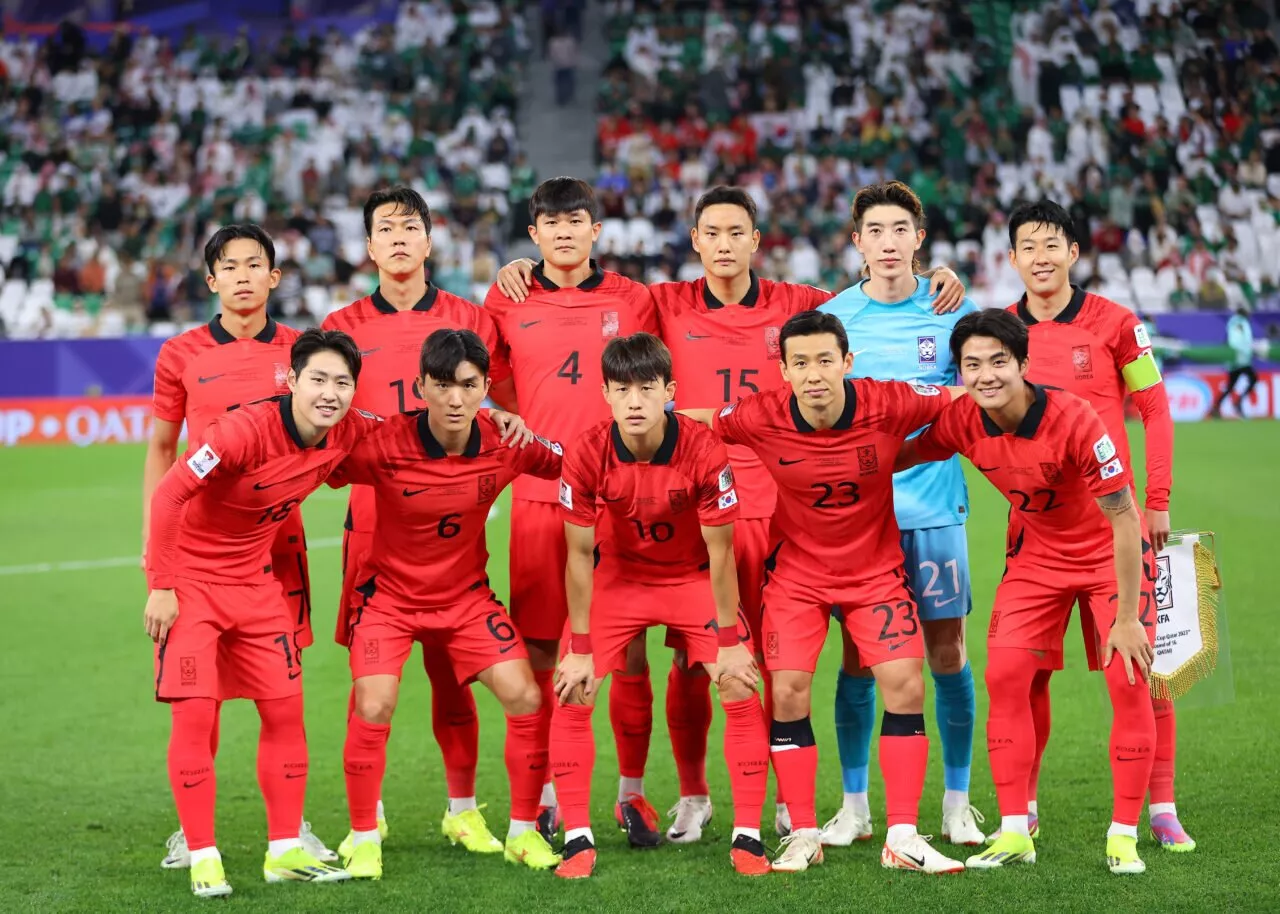 Top 5 FIFA-ranked teams under AFC Korea Republic