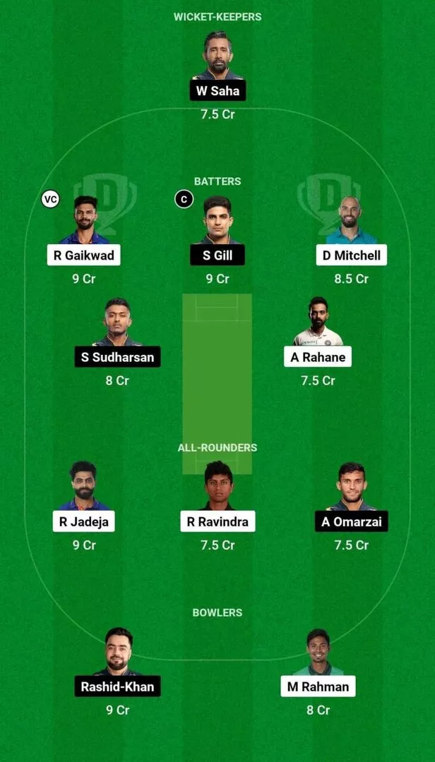 CHE vs GT IPL 2024 Dream11 Team 1