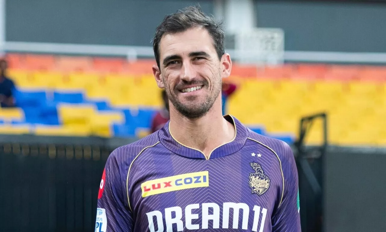 Mitchell Starc. (Image Source: KKR Knight Club)