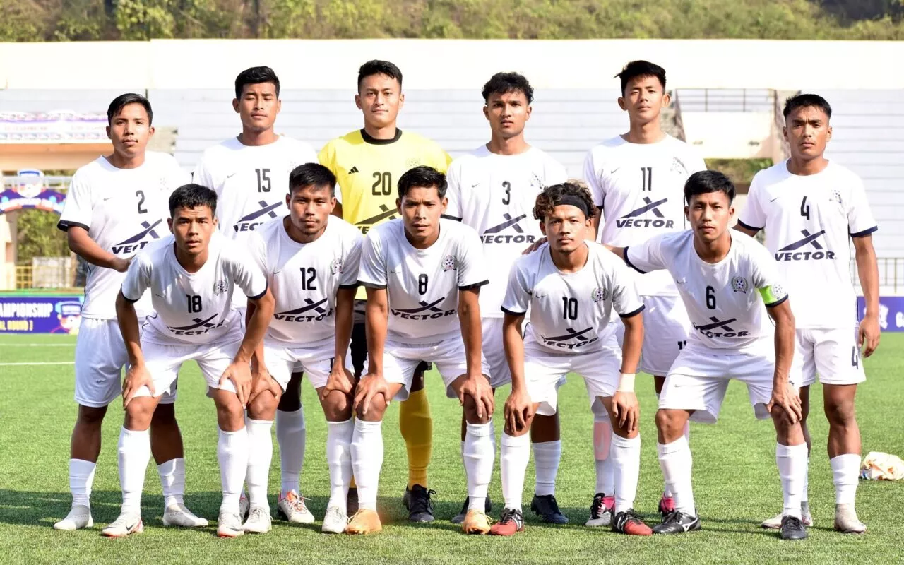 Manipur team before quarterfinals.