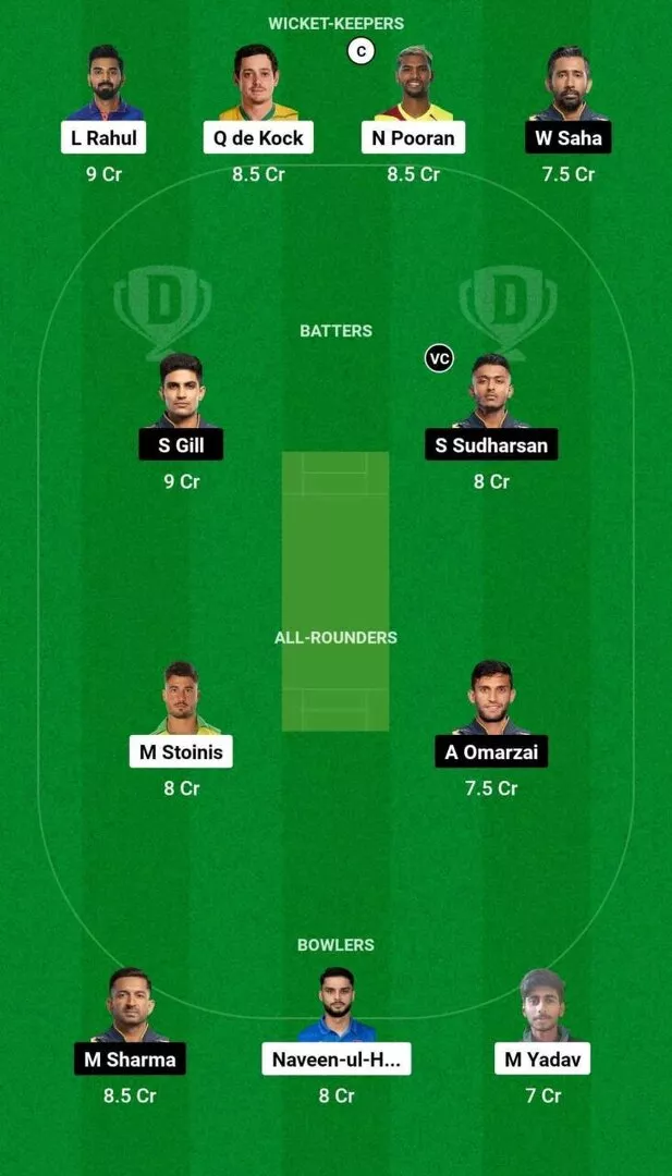 LKN vs GT IPL 2024 Dream11 Team 1