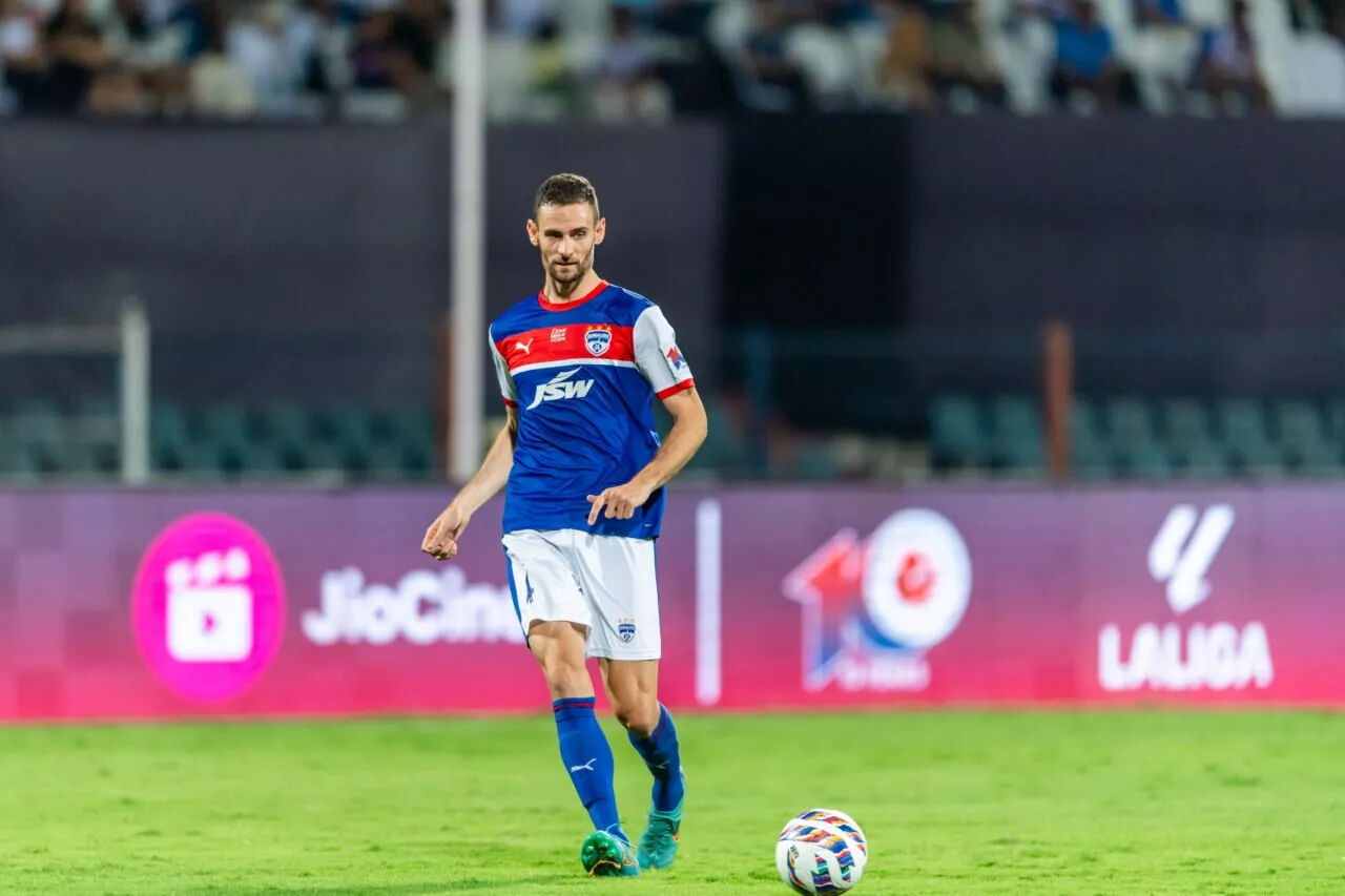 Bengaluru FC defender Aleksandar Jovanovic blind ranks international defenders Nemanja Vidic Rio Ferdinand Thiago Silva Sergio Ramos Harry Maguire ISL