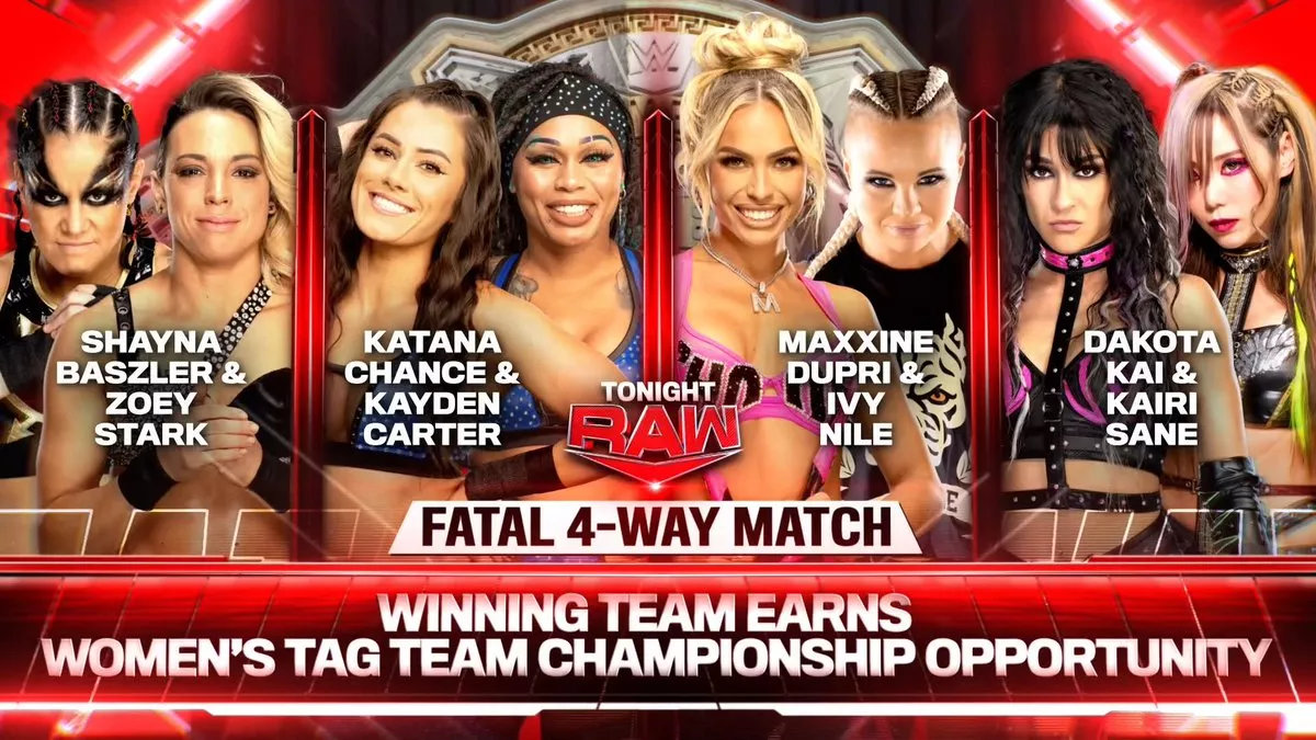 #1 Contender's Fatal 4-Way Women's Tag Team Match