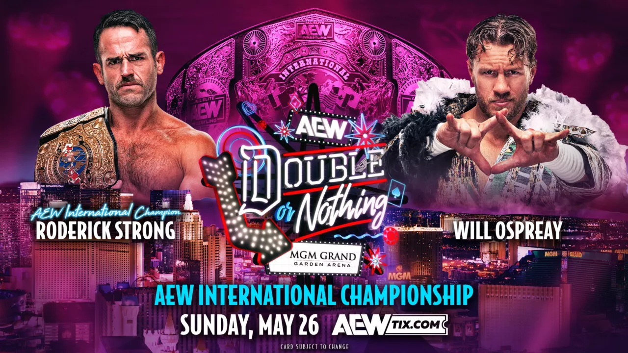 AEW International Championship Match- Roderick Strong (C) vs Will Ospreay