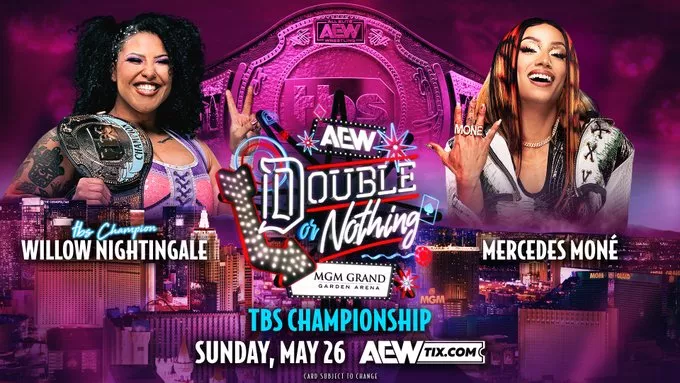 AEW TBS Championship Match- Willow Nightingale (C) vs Mercedes Mone