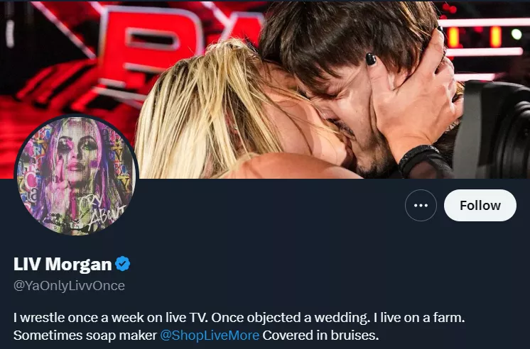 Liv Morgan's cover picture on X