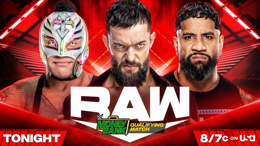 Jey Uso vs Rey Mysterio vs Finn Balor