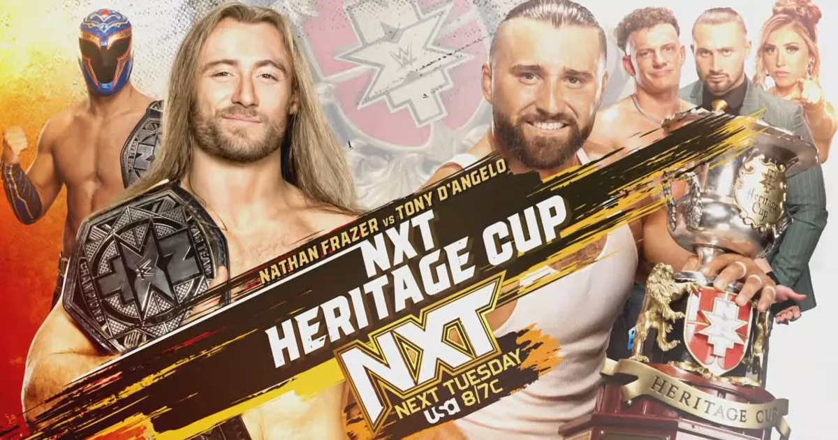 NXT Heritage Cup- Tony D’Angelo (C) vs Nathan Frazer