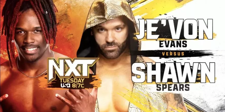 NXT Je’Von Evans vs Shawn Spears