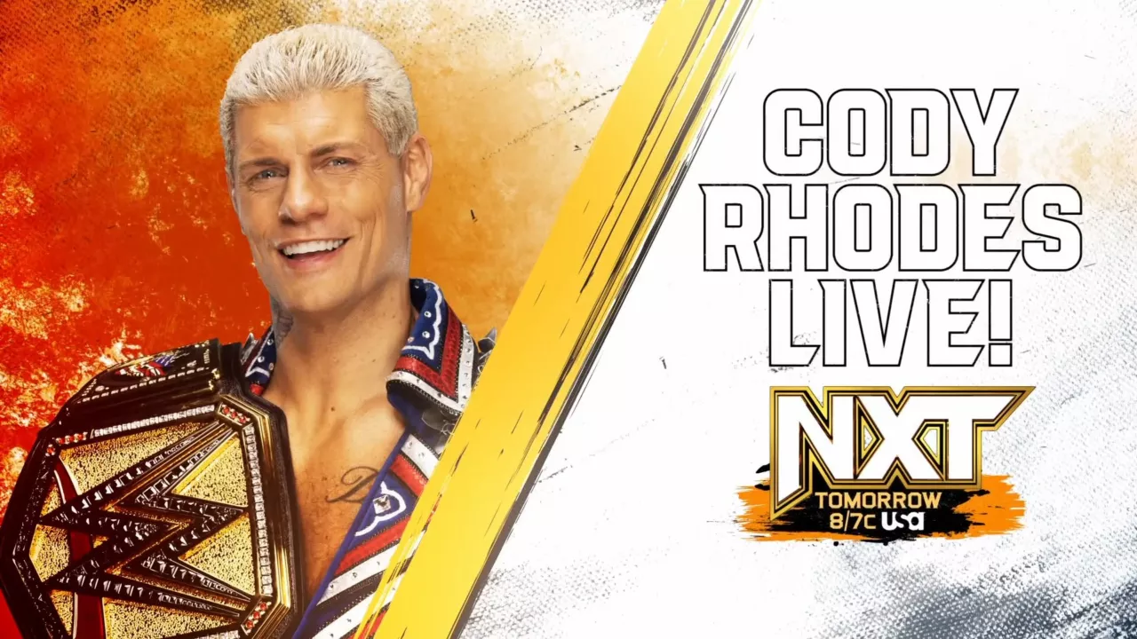 Cody Rhodes will be on NXT