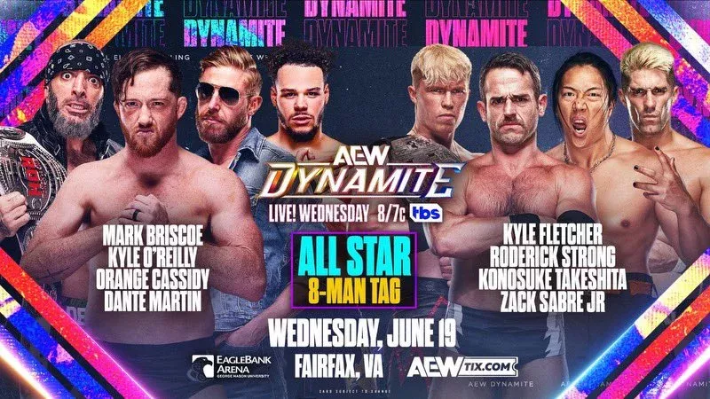 All Star Eight Man Tag Team Match AEW