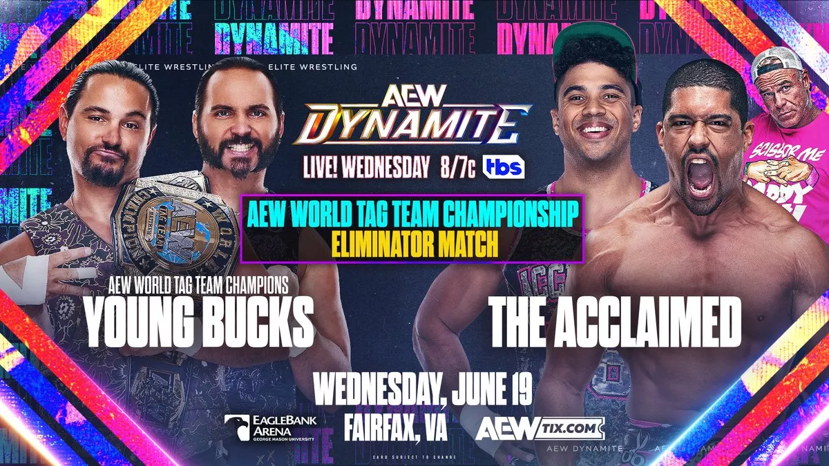 AEW World Tag Team Championship Eliminator Match- The Young Bucks vs The Acclaimed