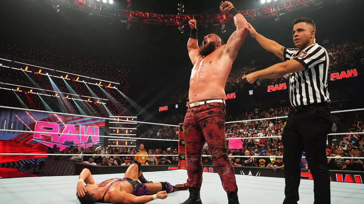 Braun Strowman defeated Chad Gable WWE