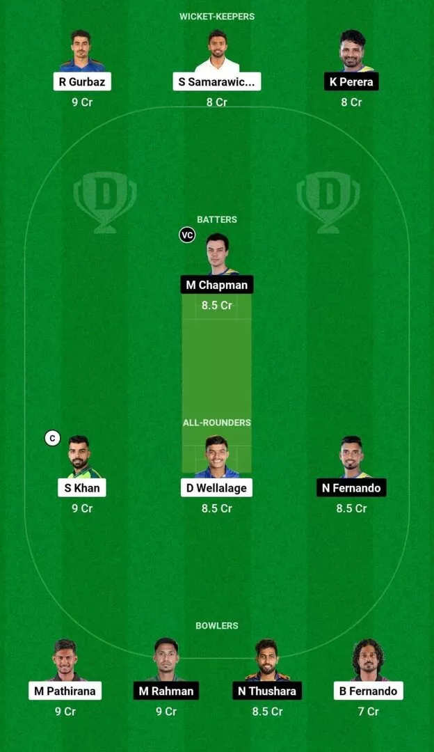 CS vs DS LPL 2024 Dream11 Team 1